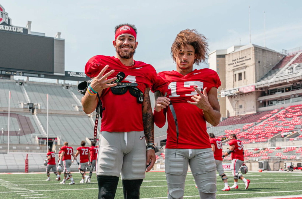 Julian Fleming, Kyion Grayes Ohio State Buckeyes Receivers
