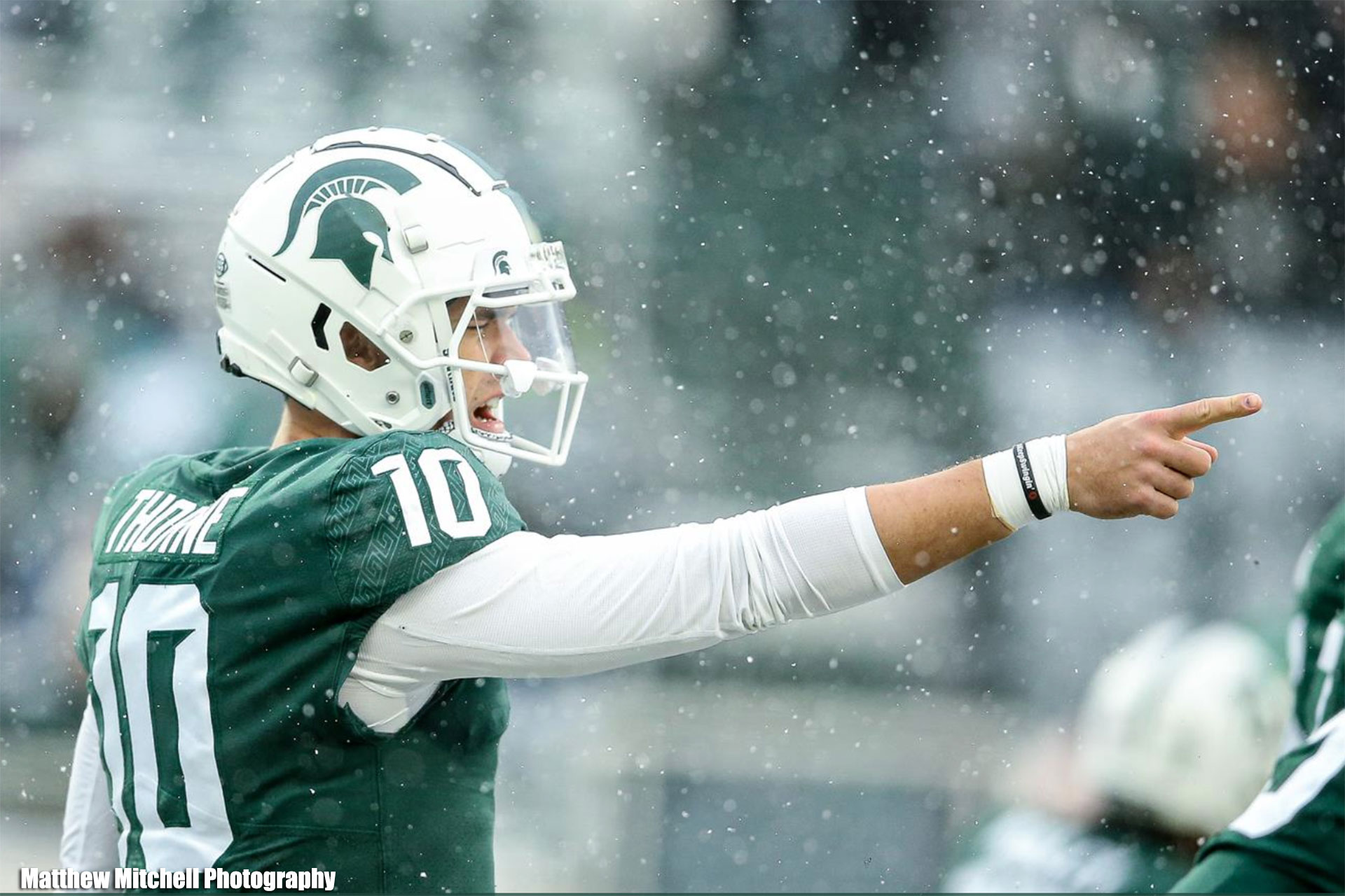 Michigan State quarterback Payton Thorne