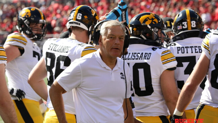 Iowa head coach Kirk Ferentz