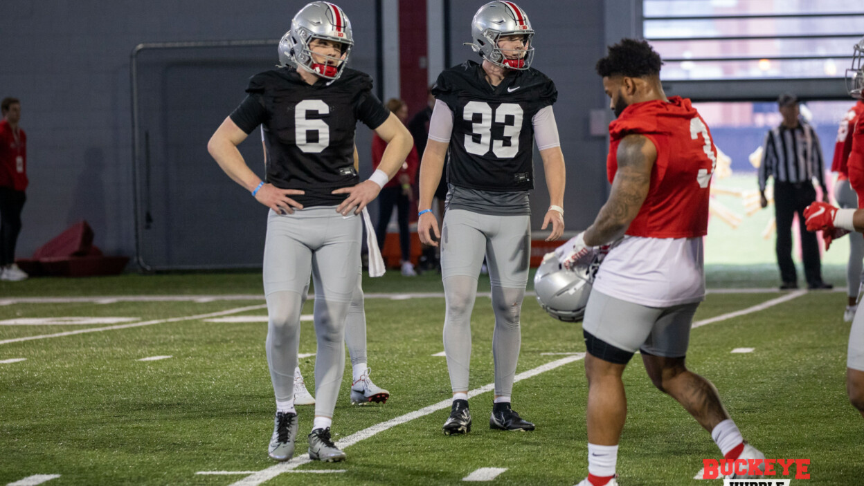 2023 Ohio State spring football Kyle McCord Devin Brown