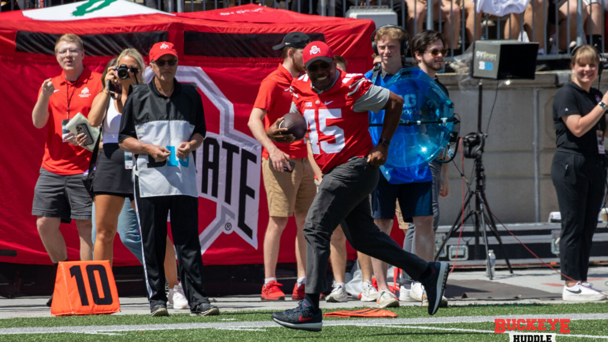 Archie Griffin touchdown spring game