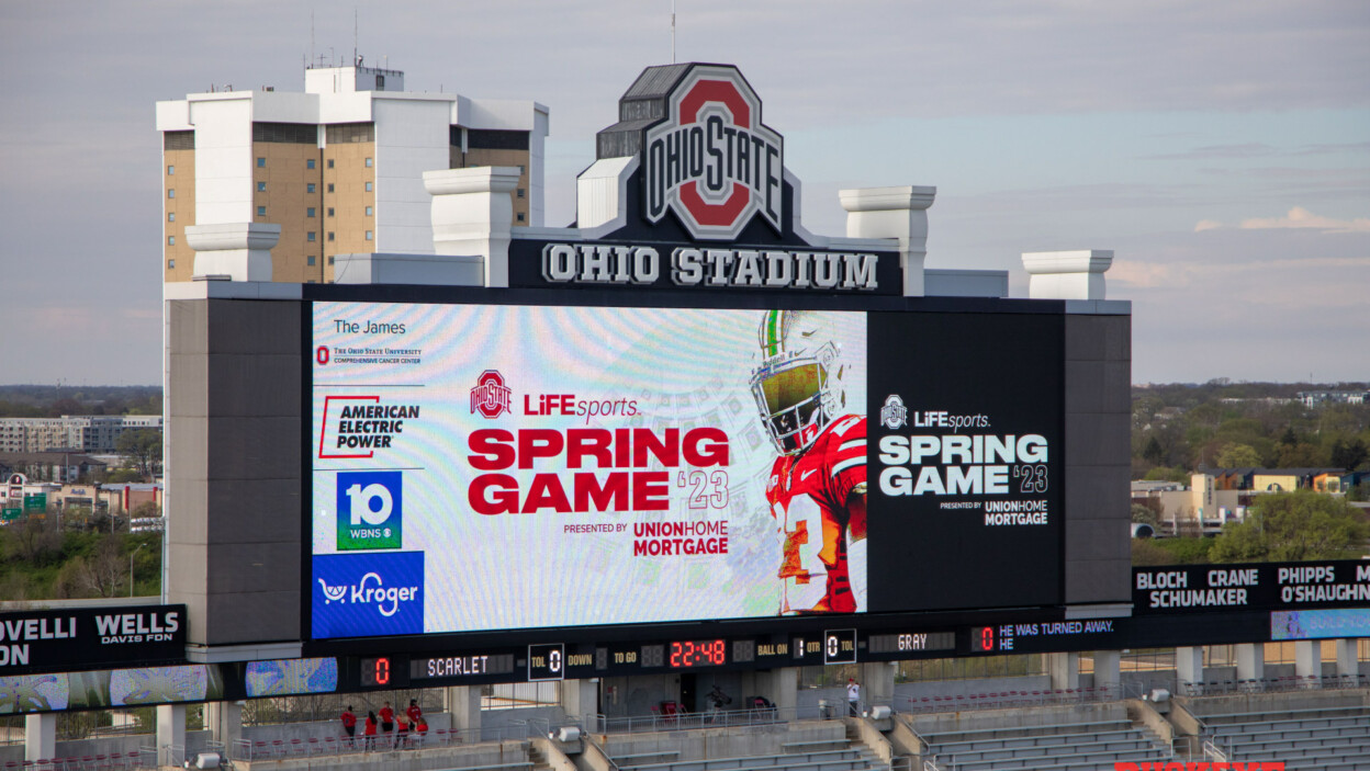 Ohio Stadium scoreboard