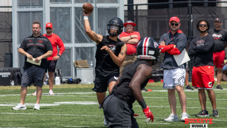 Ohio State football recruiting 2025 QB Tavien St Clair