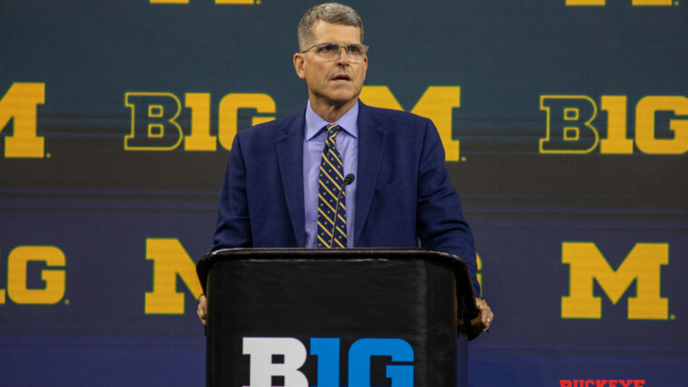 Michigan head coach Jim Harbaugh