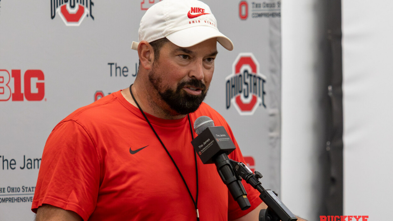 Ohio State football head coach Ryan Day