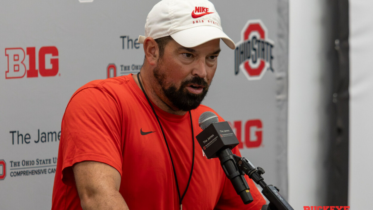 Ohio State football head coach Ryan Day