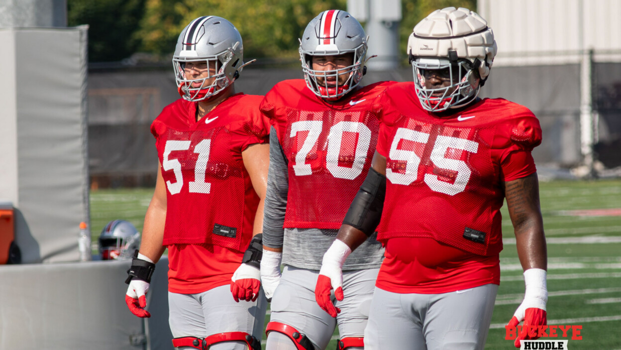 Ohio State football Luke Montgomery, Josh Fryar, Matt Jones