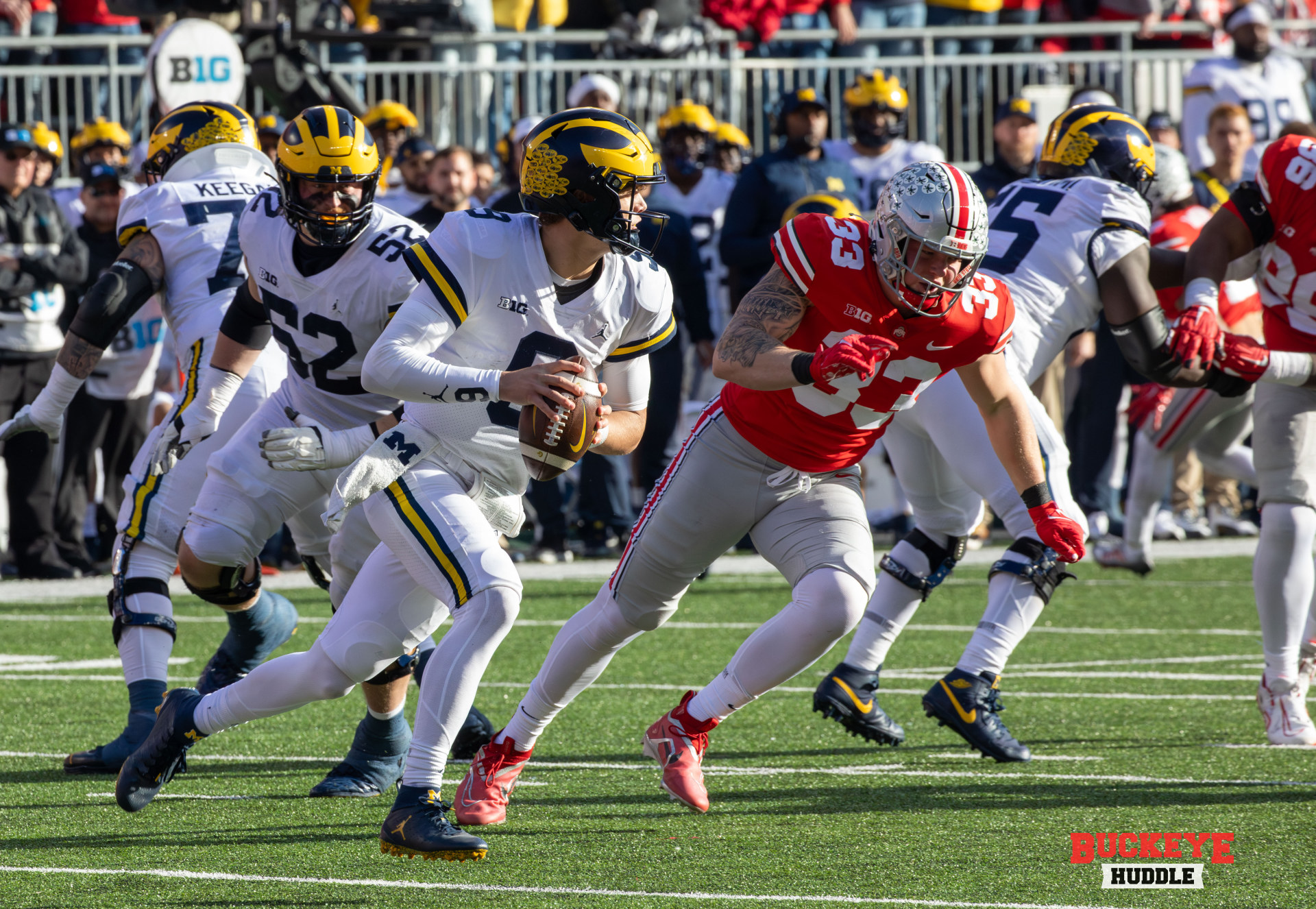 Dallan Hayden helps No. 3 Ohio State overcome offensive injuries in 41-7  blowout at Purdue