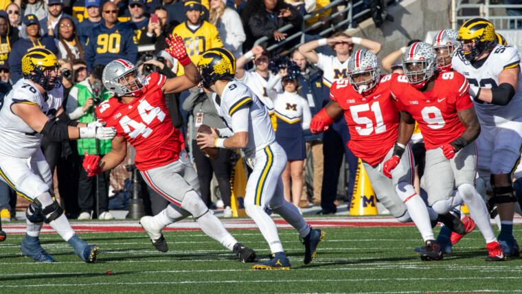 JT Tuimoloau Mike Hall Michigan Ohio State