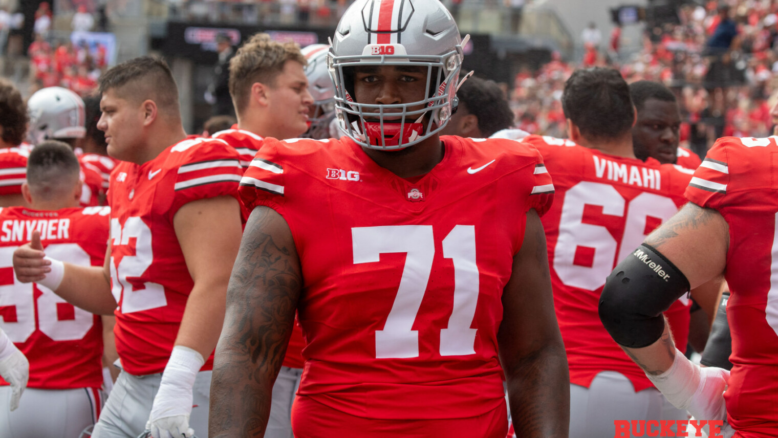 More Comfortable Josh Simmons Continuing Upward Trajectory - Buckeye Huddle