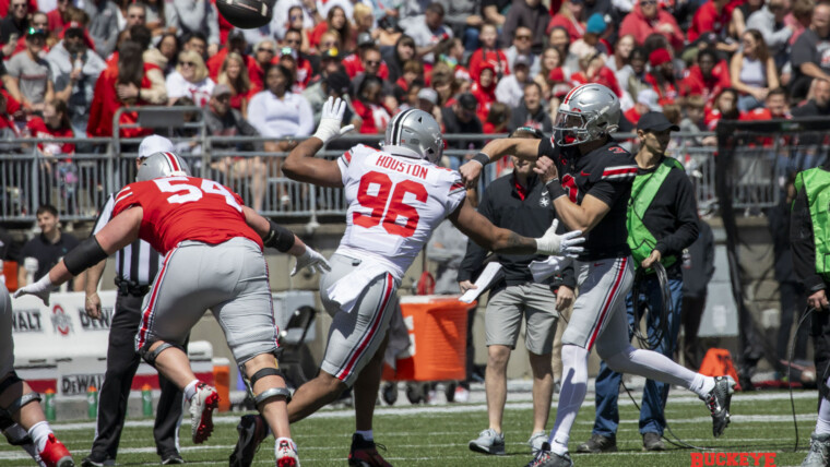 Lincoln Kienholz Ohio State Buckeyes Quarterback Eddrick Houston Ohio State Buckeyes Defensive End