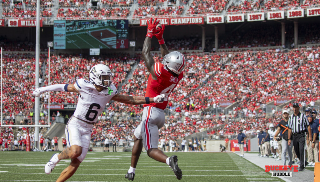 Ohio State football Jeremiah Smith touchdown