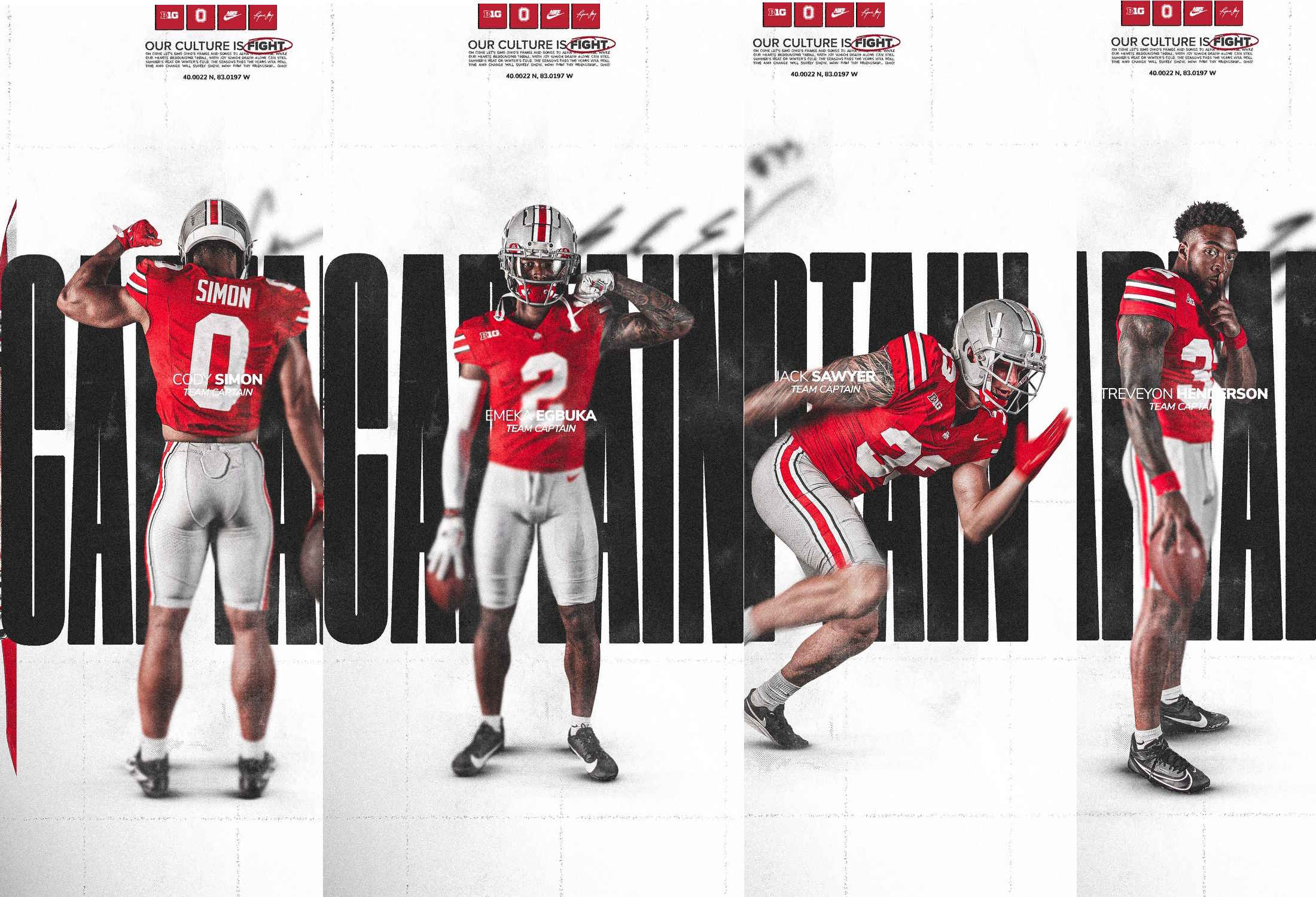 Four Buckeyes Named Captains Ahead Of 2024 Season