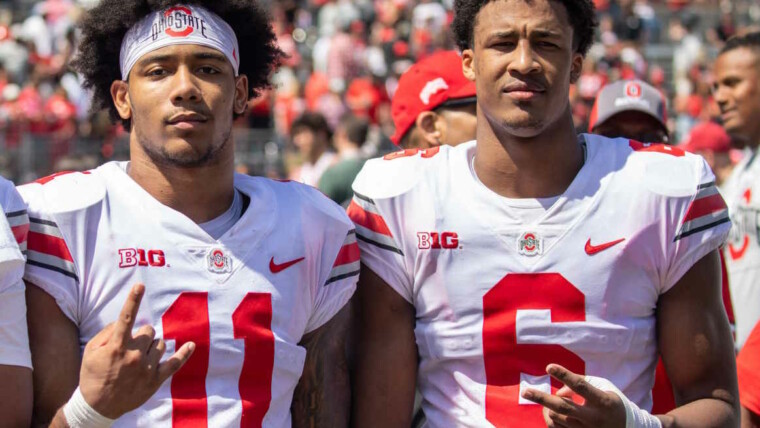 CJ Hicks and Sonny Styles Ohio State Buckeyes Linebackers