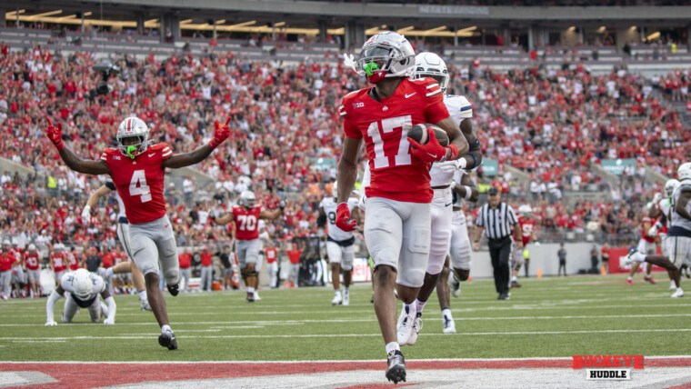 Carnell Tate Ohio State Buckeyes Wide Receiver