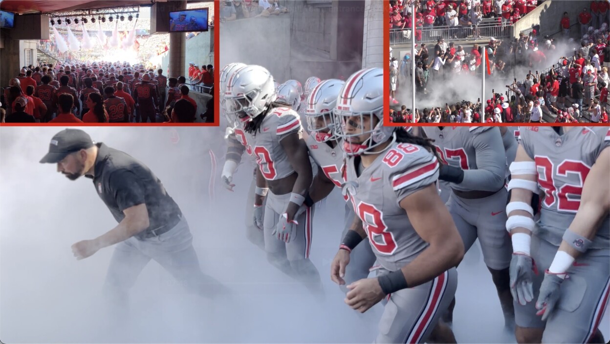 Ohio State football behind the scenes Buckeye tunnel entrance