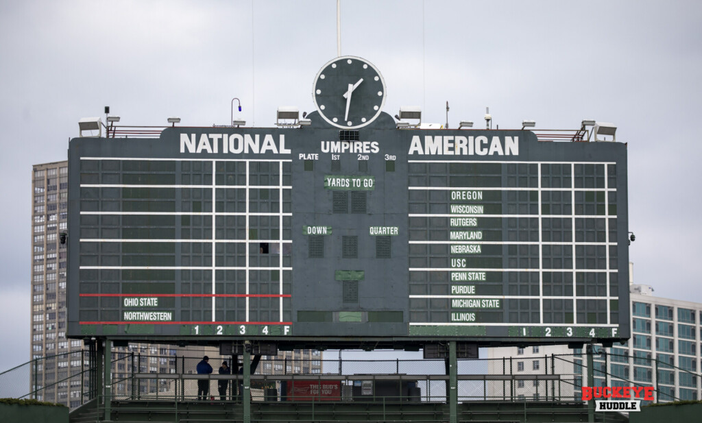 behind the scenes at Wrigley Field scoreboard