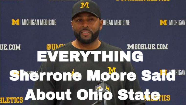 Sherrone Moore press conference Ohio State