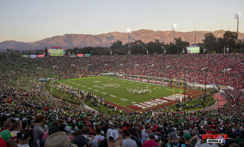 Rose Bowl sunset