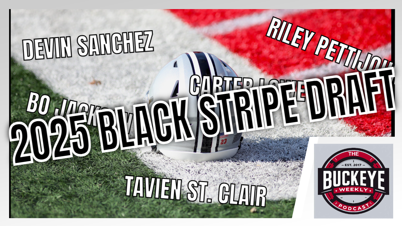 2025 Ohio State Football Black Stripe Draft