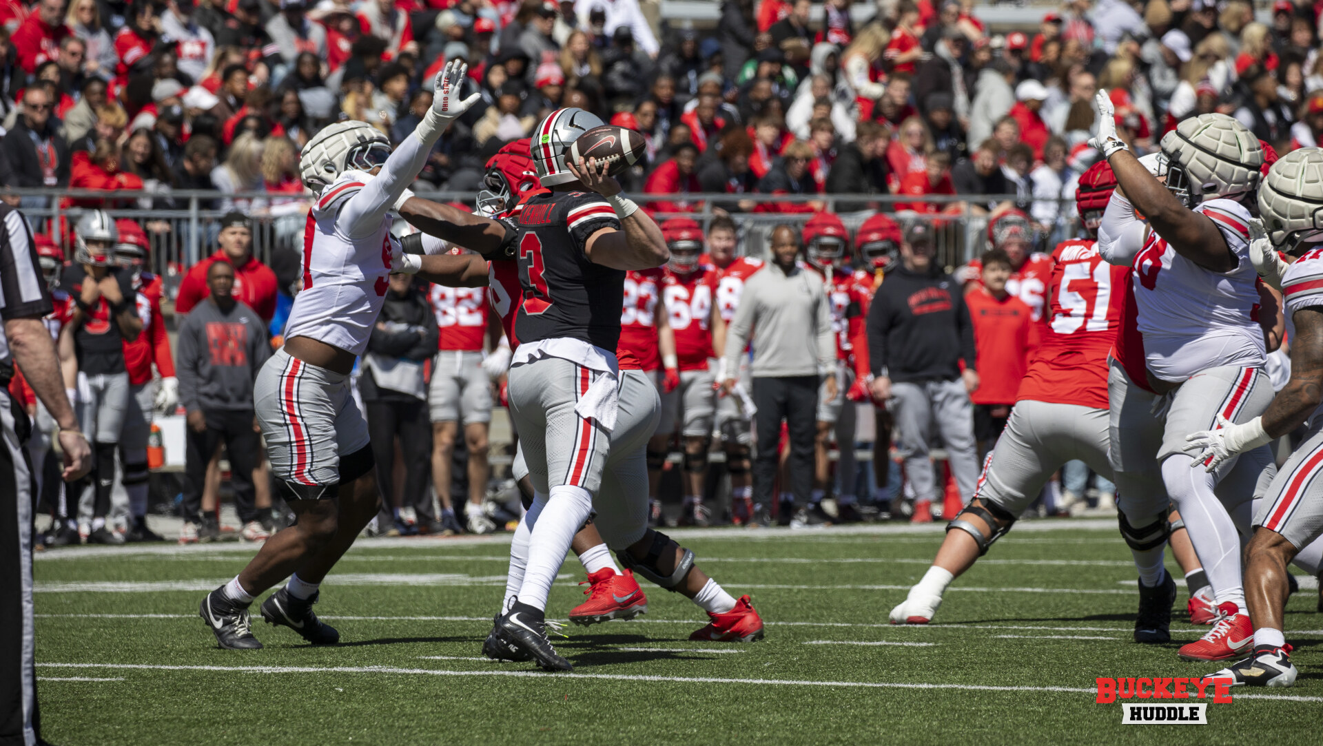 Spring Recap: Buckeye Defensive Ends Have Potential, But Relatively Unproven